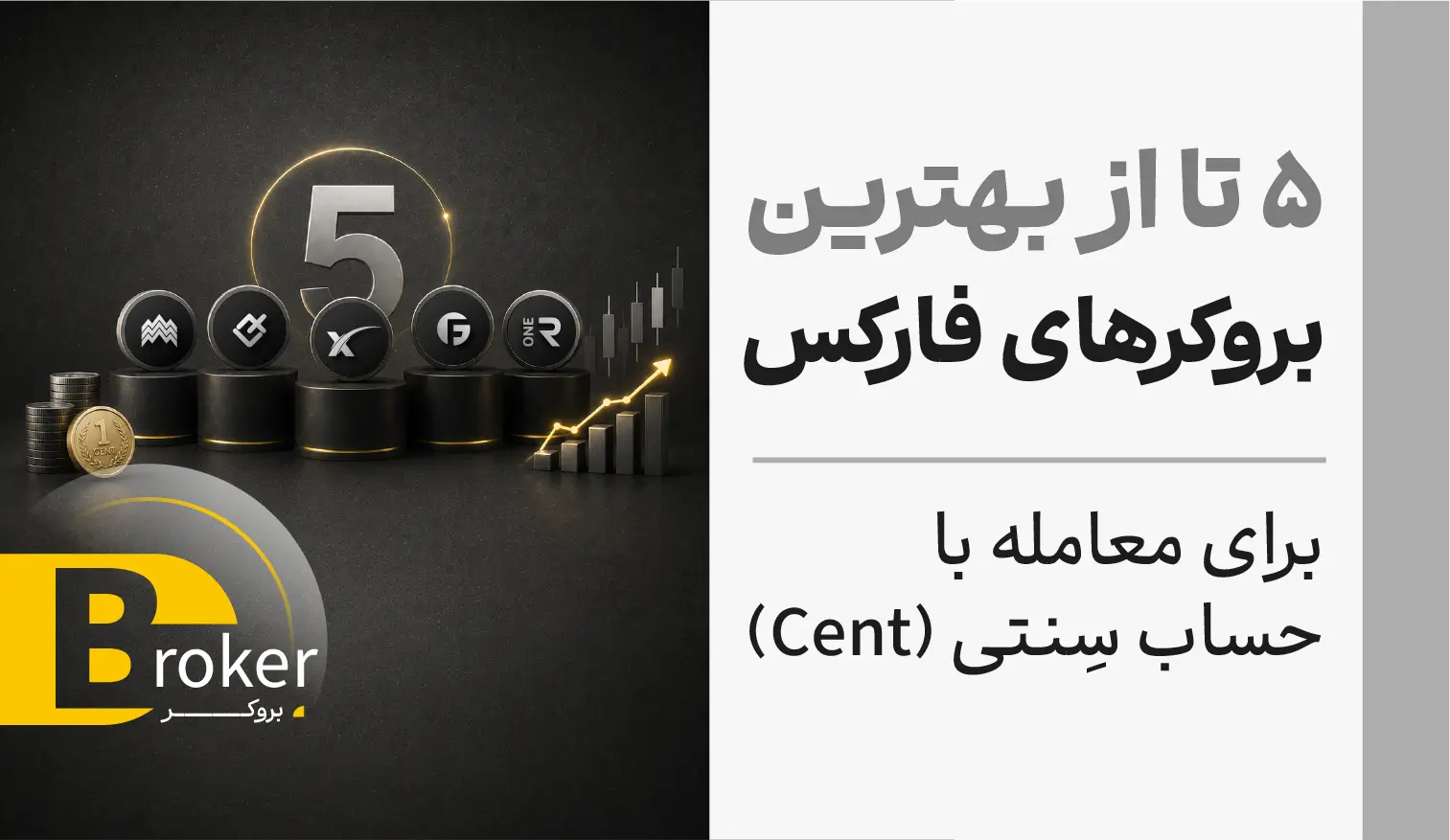 5 تا از بهترین بروکرهای فارکس برای معامله با حساب سنتی (Cent)