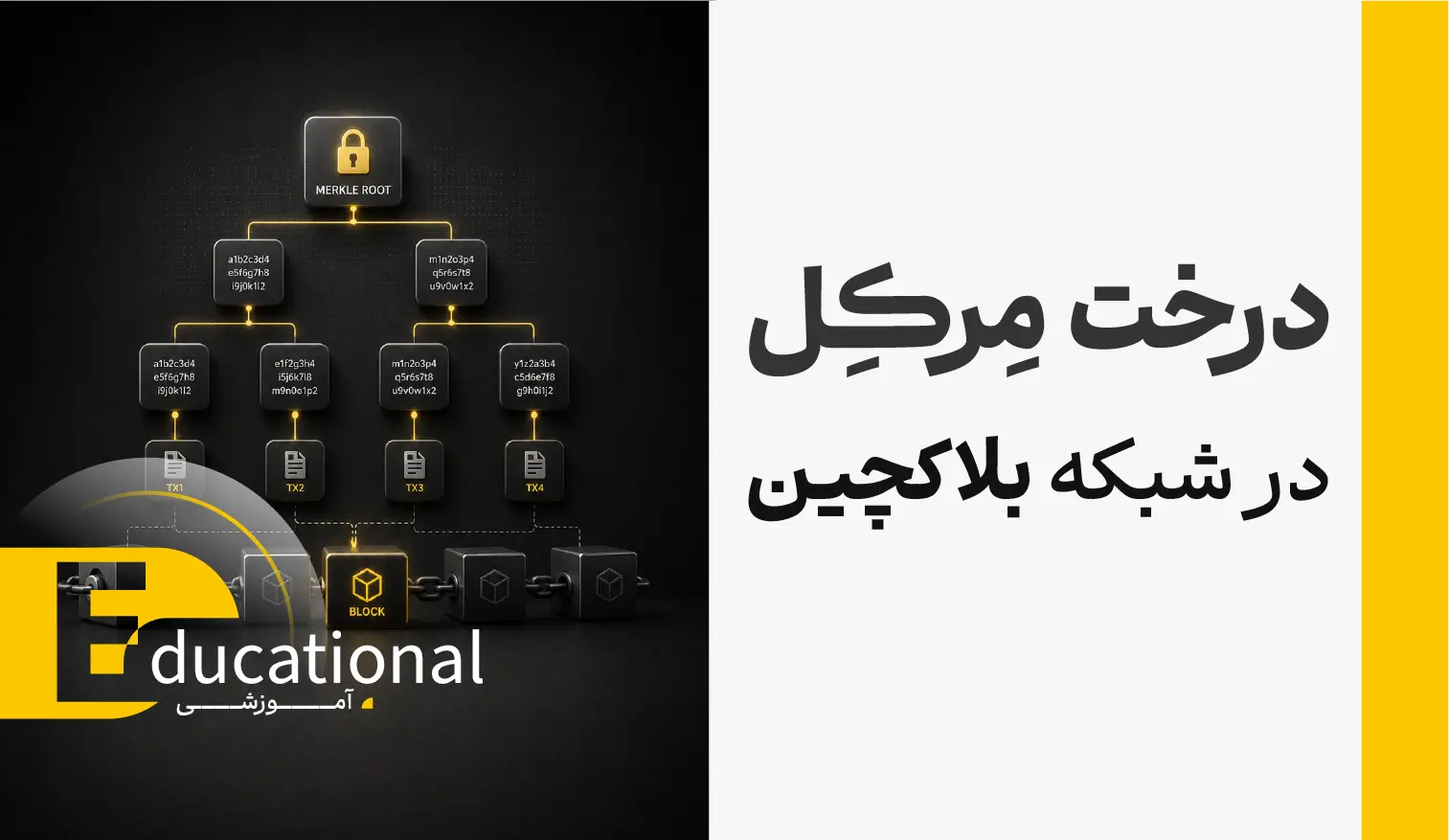 درخت مرکل در شبکه بلاکچین چیست؟