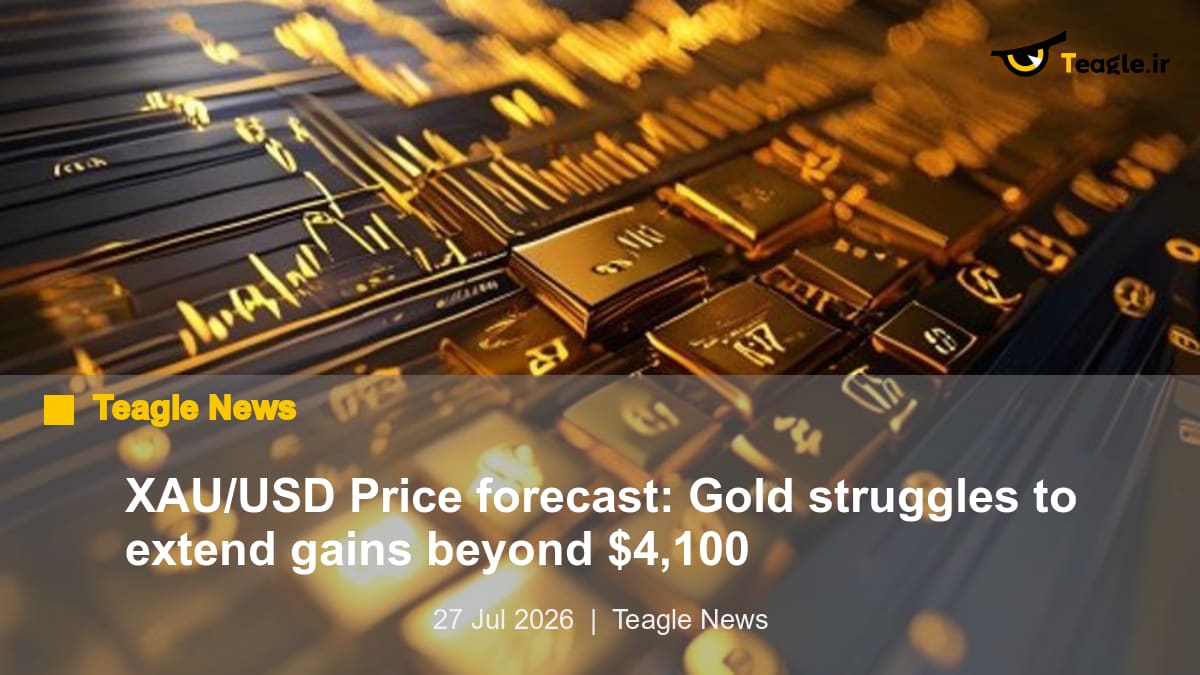 پیش‌بینی قیمت XAU/USD: طلا در تلاش برای افزایش فراتر از 4100 دلار